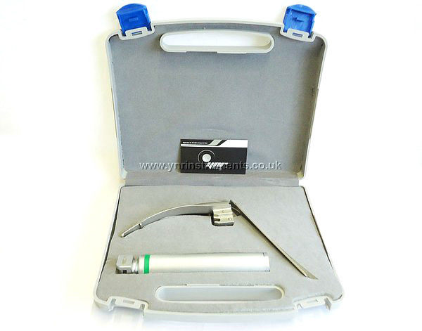 YNR Macintosh No. 3 Fibre-Optic Flexible-Tip Laryngoscope Blade – Professional Airway Instrument for Compatible Clinical Handles