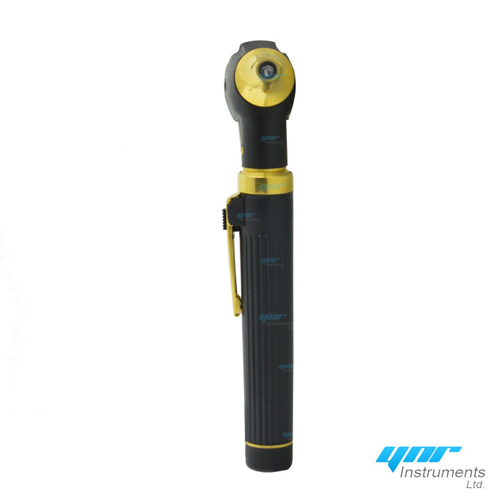 YNR Instruments Mini Fibre-Optic Otoscope Black and Gold