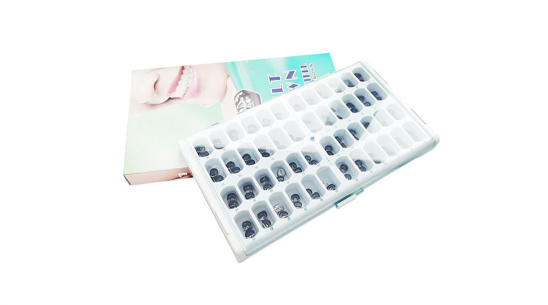 Dental Stainless Steel Permanent Molar Crown Kit – Adult (48/96/144 Pcs)