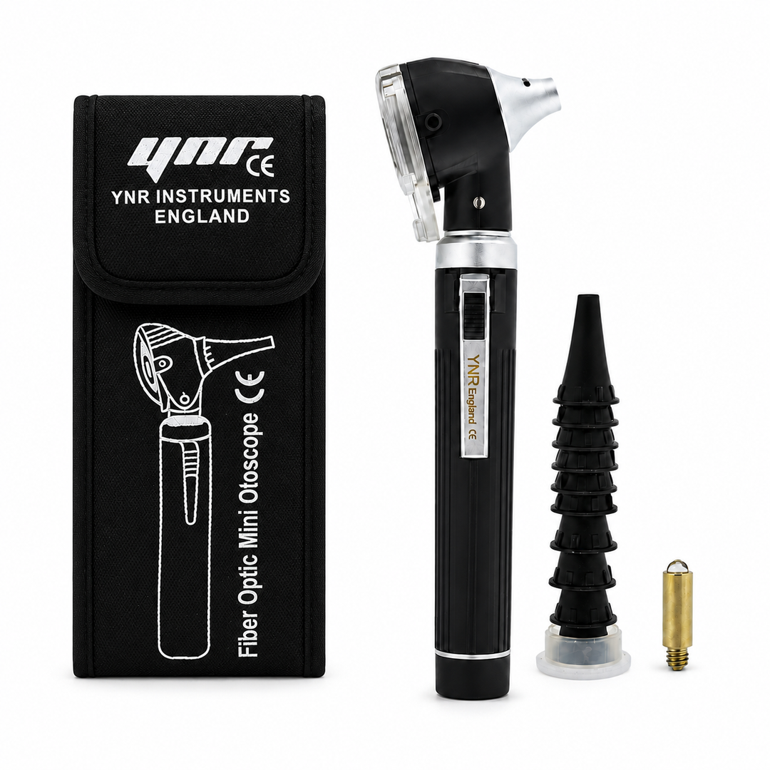 YNR Mini Fibre Optic Otoscope – CE Approved Medical Diagnostic Ear Examination Device – LED Pocket Otoscope for GP,…