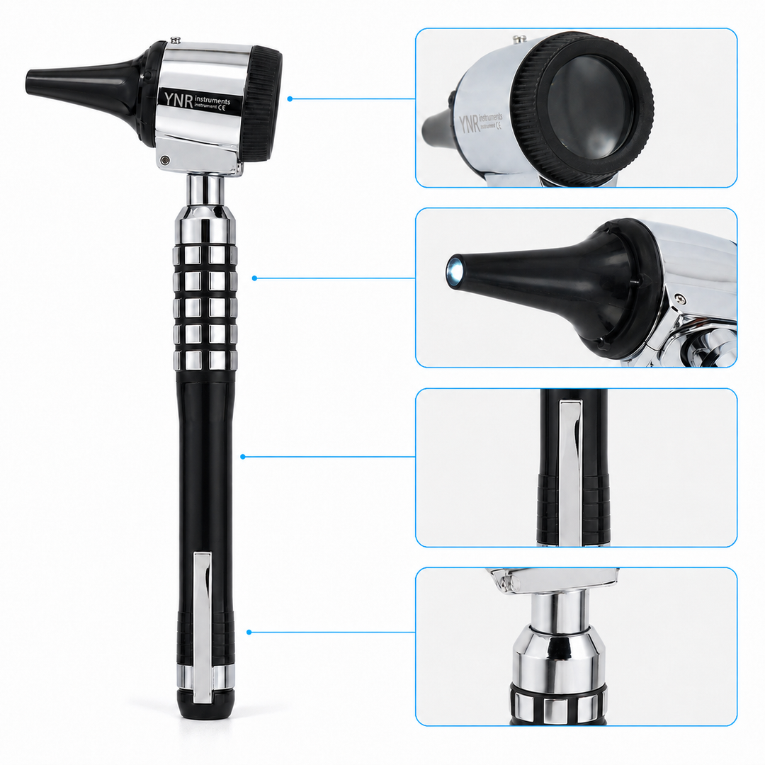 YNR Instruments Mini Penscope Otoscope Pocket Ear Examination Instrument