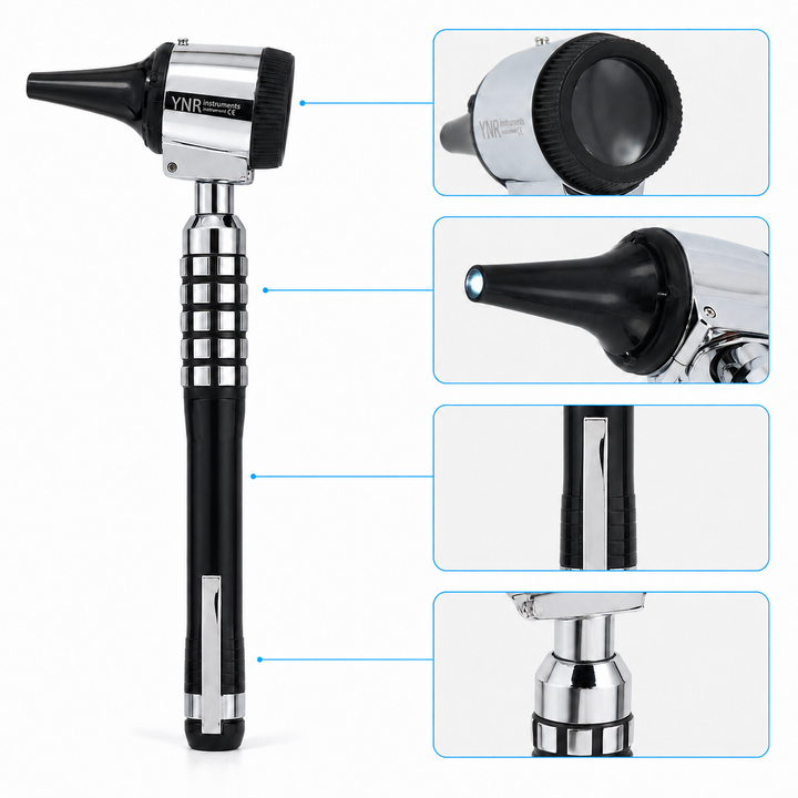 YNR Instruments Mini Penscope Otoscope Pocket Ear Examination Instrument