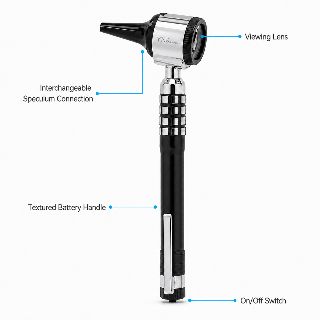 YNR Instruments Mini Penscope Otoscope Pocket Ear Examination Instrument