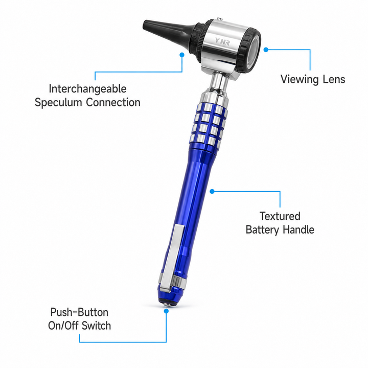 YNR Instruments Mini Penscope Otoscope Pocket Ear Examination Instrument