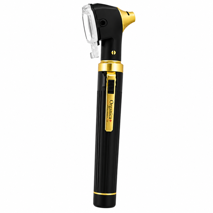 OPI Instruments Mini Fibre-Optic Otoscope Black and Gold