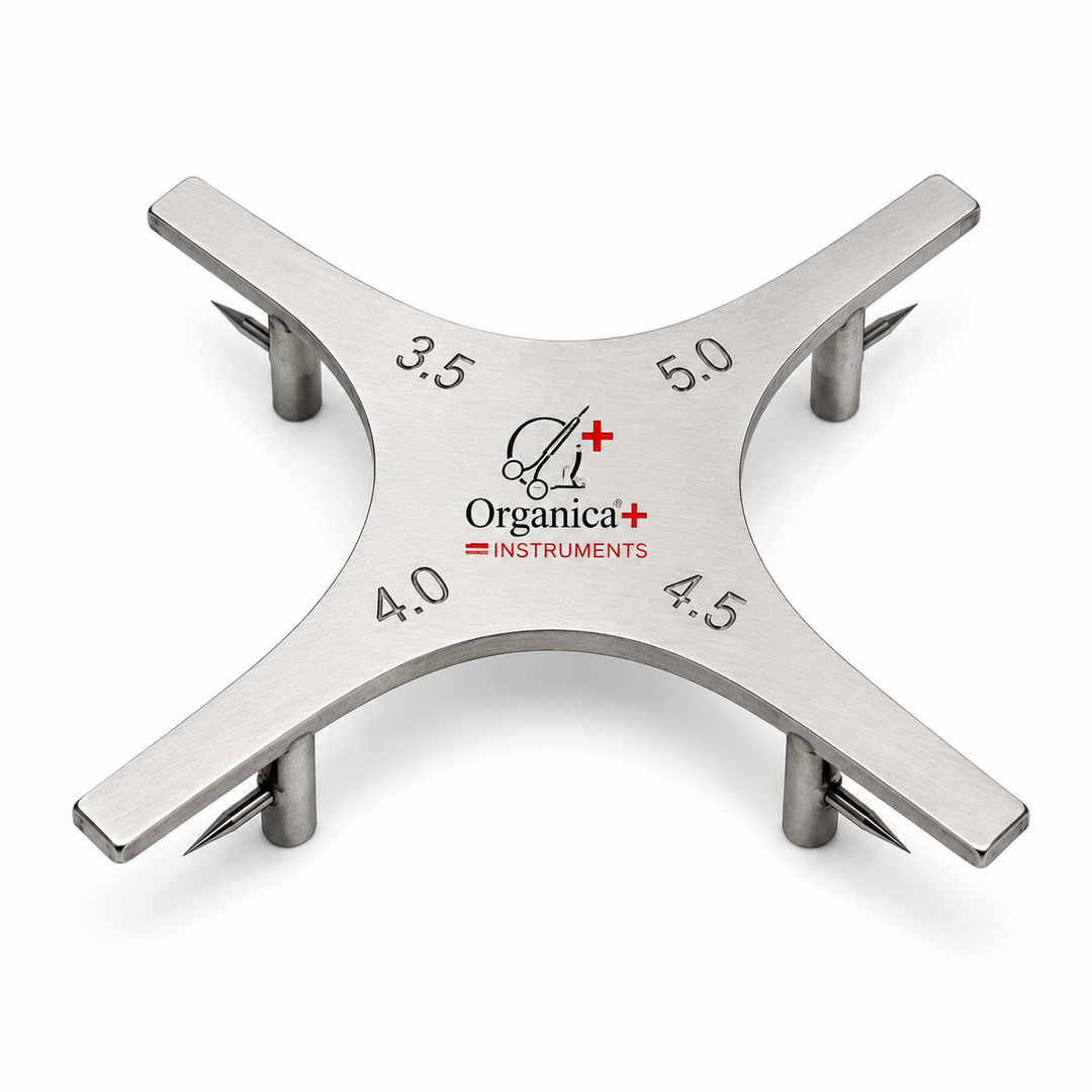 Organica Plus Instruments Boone Orthodontic Bracket Positioning Gauge – German Stainless Steel