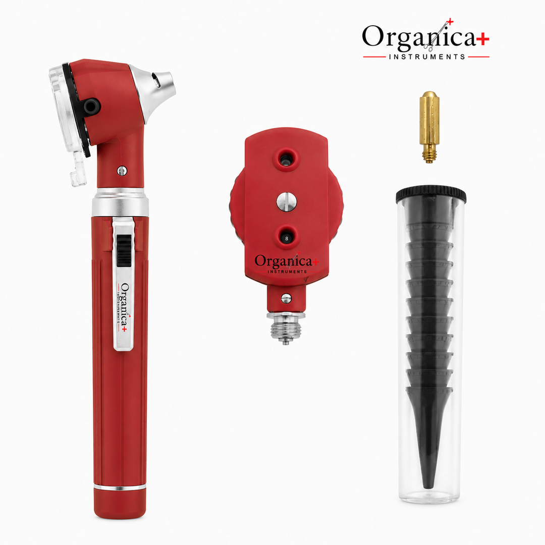 OPI Instruments LED Fibre-Optic Otoscope Ophthalmoscope ENT Diagnostic Set