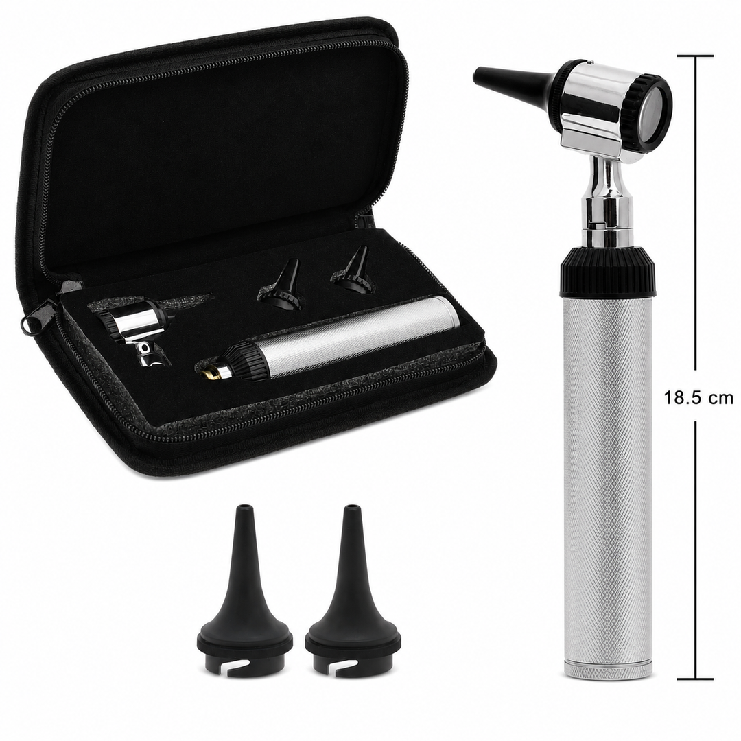 YNR LED Otoscope Auriscope with 4× Magnification – Professional ENT Instrument for Ear and External Auditory Canal Examination