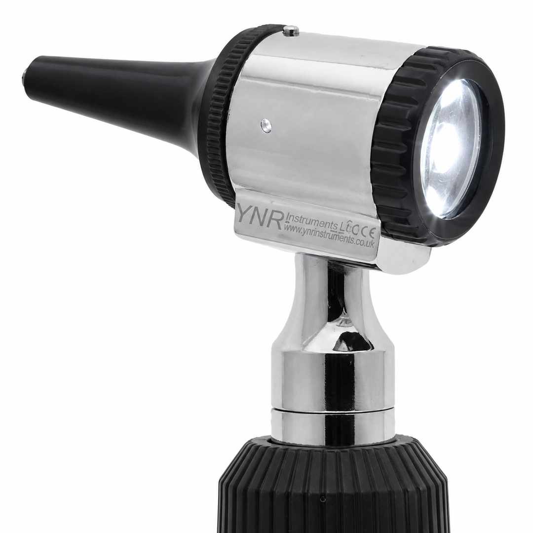 YNR LED Otoscope Auriscope with 4× Magnification – Professional ENT Instrument for Ear and External Auditory Canal Examination