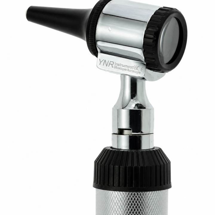 YNR LED Otoscope Auriscope with 4× Magnification – Professional ENT Instrument for Ear and External Auditory Canal Examination