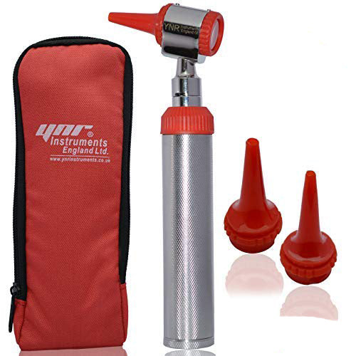 YNR Conventional Otoscope Auriscope – Professional ENT Instrument for Ear and External Auditory Canal Examination with Colour Options