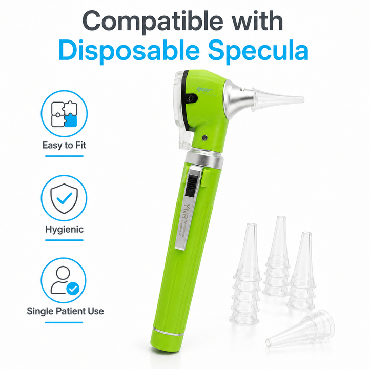 YNR Mini Fibre Optic Otoscope – CE Approved Medical Diagnostic Ear Examination Device – LED Pocket Otoscope for GP,…