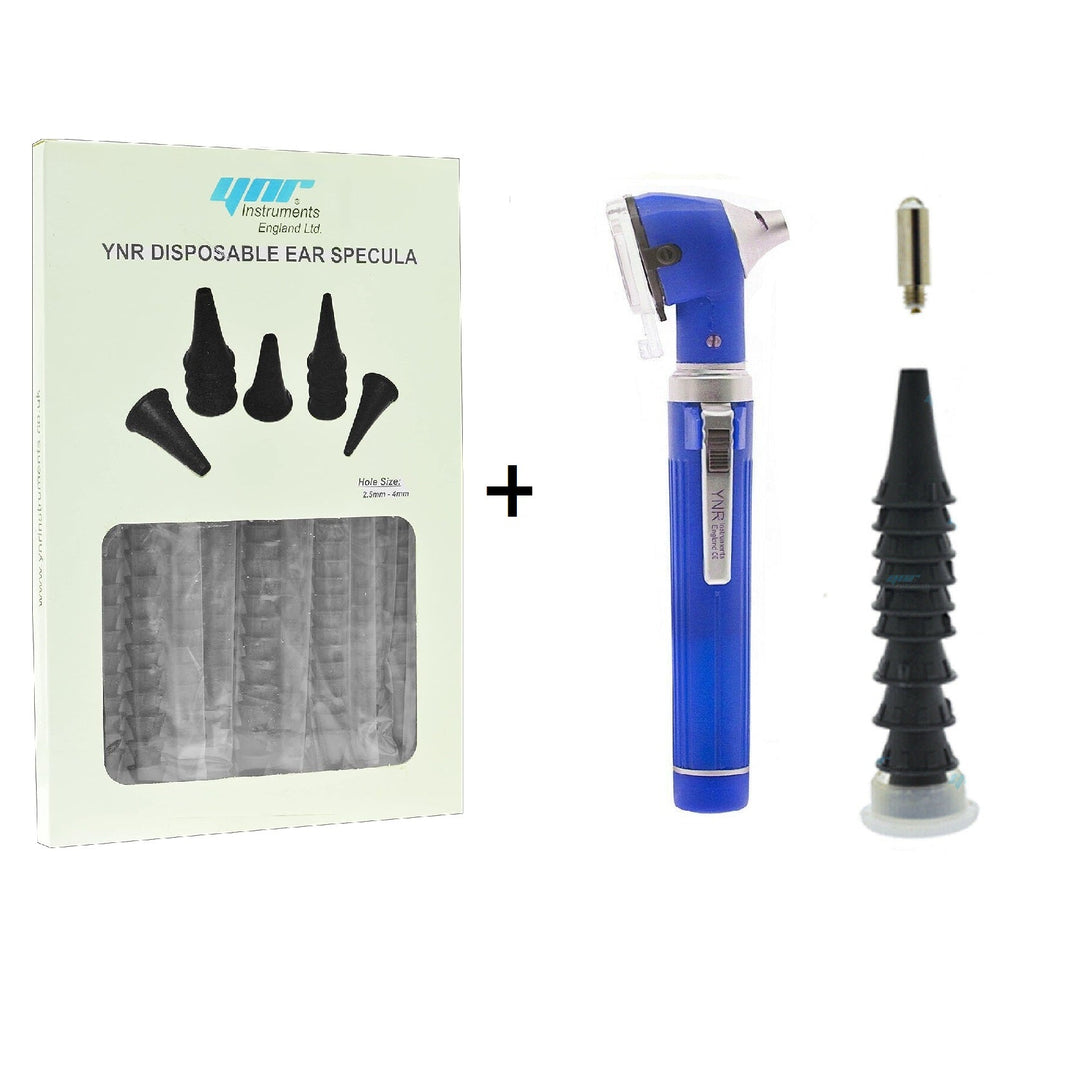 YNR Mini Fiber Otoscope &amp; 300 Disposable Specula Pack BUNDLE – view 3 | YNR Instruments