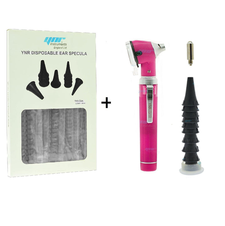 YNR Mini Fiber Otoscope &amp; 300 Disposable Specula Pack BUNDLE – view 9 | YNR Instruments