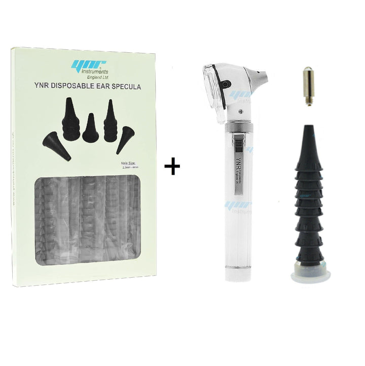 YNR Mini Fiber Otoscope &amp; 300 Disposable Specula Pack BUNDLE – view 13 | YNR Instruments