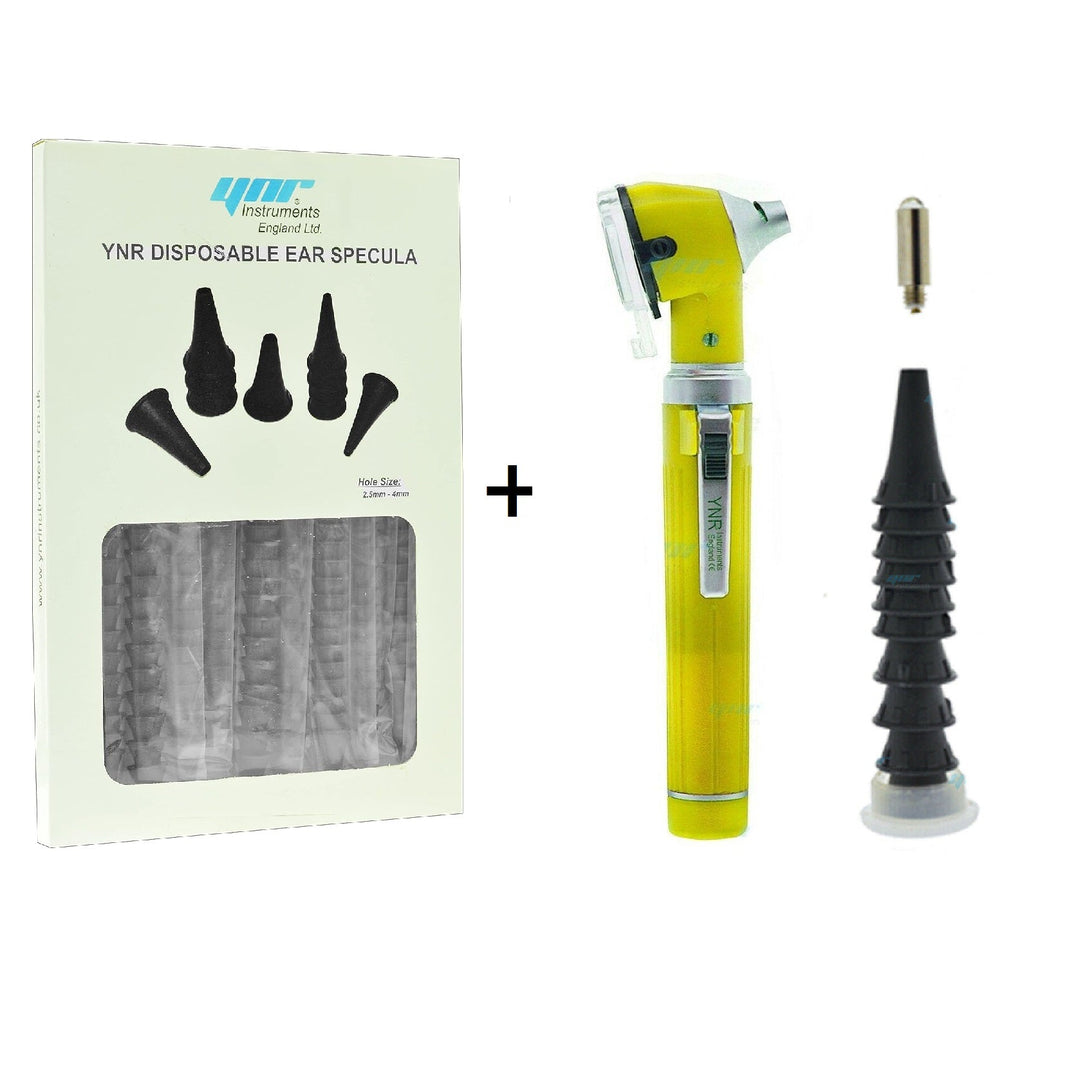 YNR Mini Fiber Otoscope &amp; 300 Disposable Specula Pack BUNDLE – view 14 | YNR Instruments