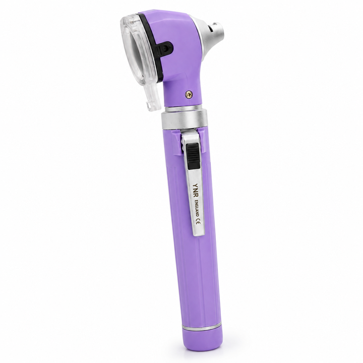 OPI Mini Fibre-Optic LED Pocket Otoscope – Professional ENT Instrument for Ear and External Auditory Canal Examination with Colour Options