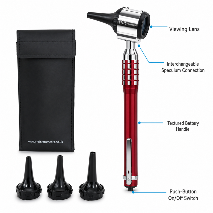 YNR Instruments Mini Penscope Otoscope Pocket Ear Examination Instrument