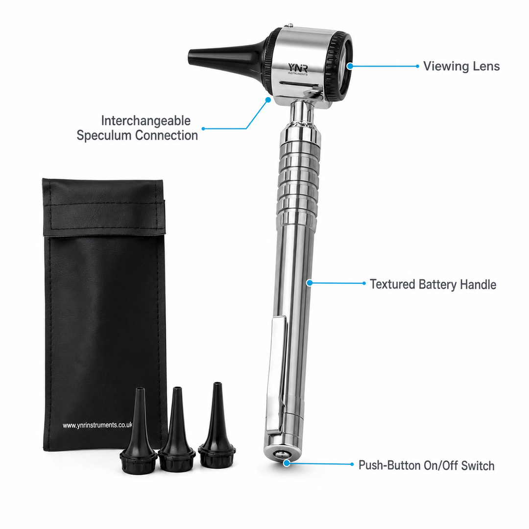 YNR Instruments Mini Penscope Otoscope Pocket Ear Examination Instrument