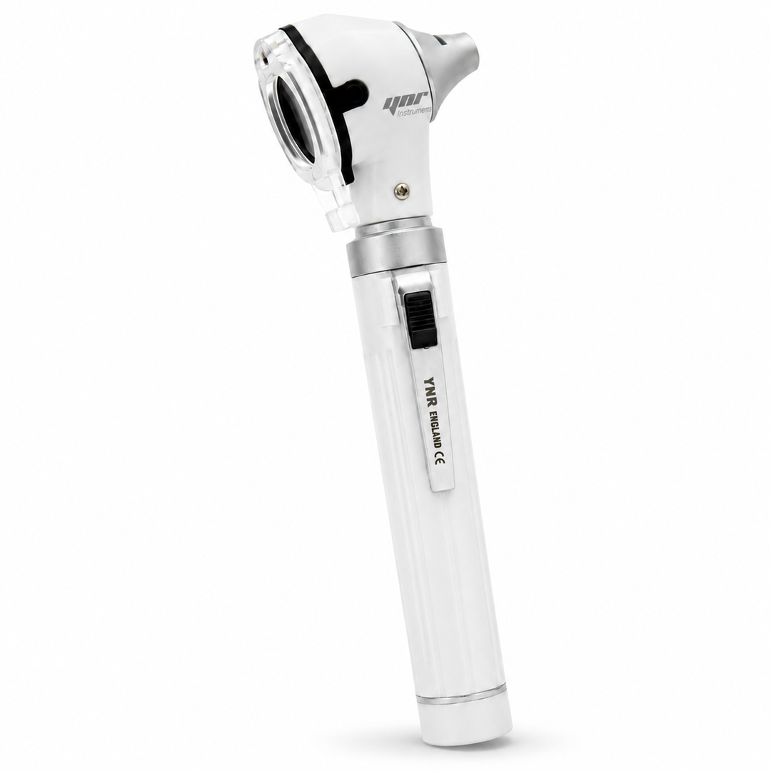 OPI Mini Fibre-Optic LED Pocket Otoscope – Professional ENT Instrument for Ear and External Auditory Canal Examination with Colour Options