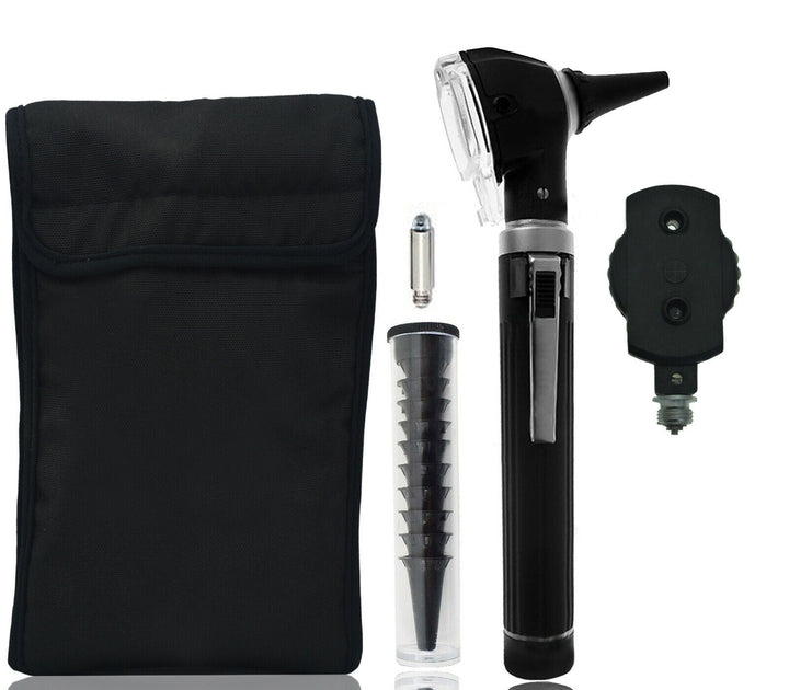 YNR Instruments LED Fibre-Optic Otoscope Ophthalmoscope ENT Diagnostic Set