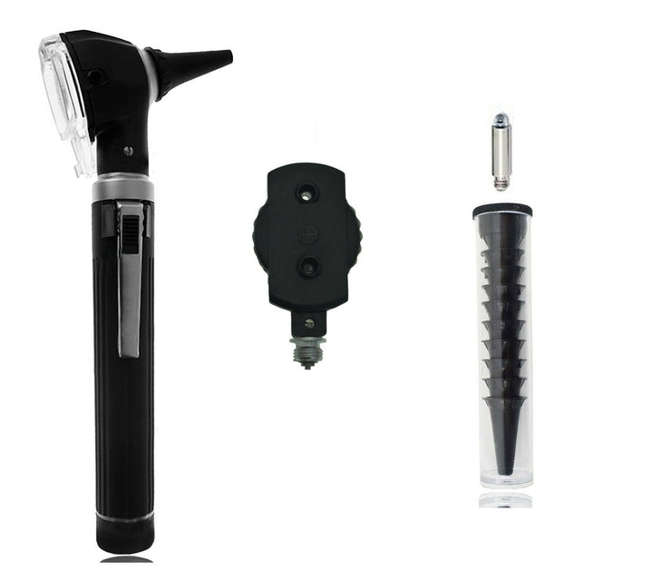 YNR Instruments LED Fibre-Optic Otoscope Ophthalmoscope ENT Diagnostic Set