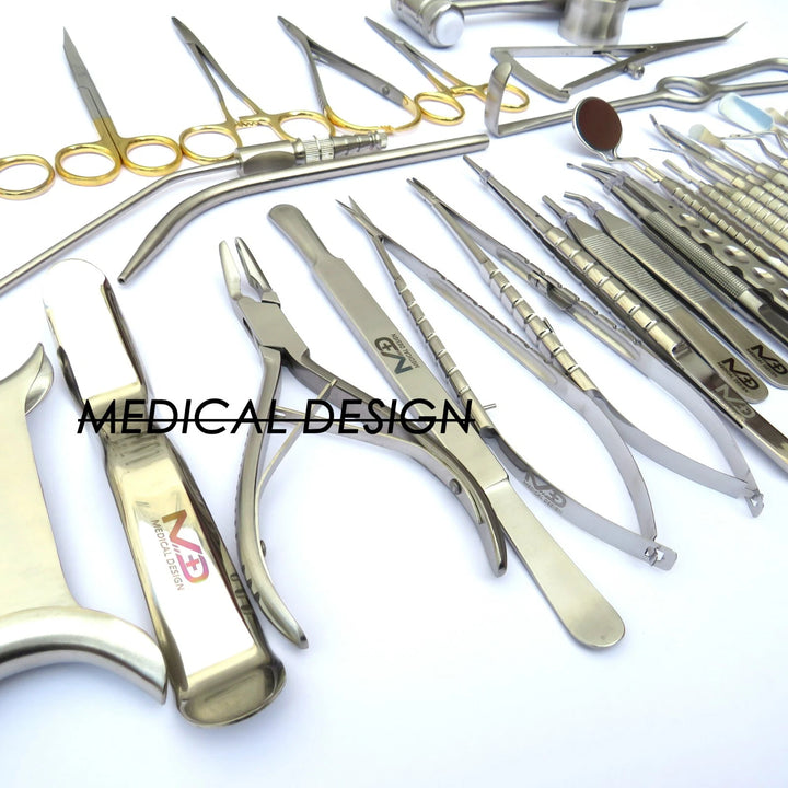33 Pcs Advanced Implant Kit Oral Surgery Dental Instruments Laboratory Cosmetic