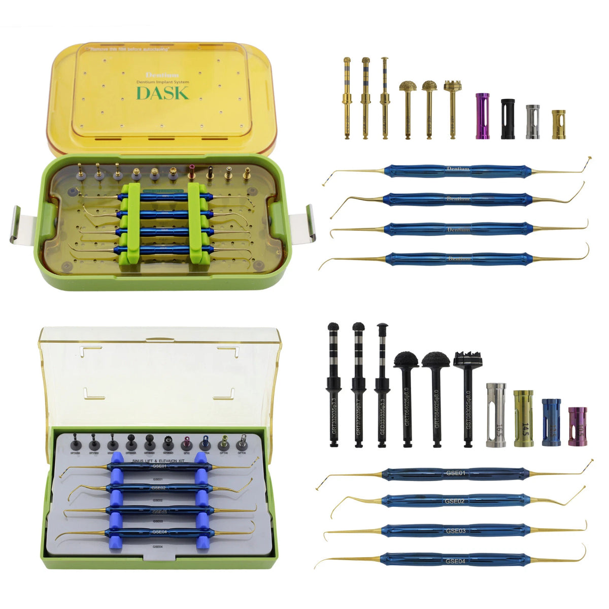 DASK Implant Advanced Sinus Lift Kit Dental Drills Stoppers Elevation Instrument