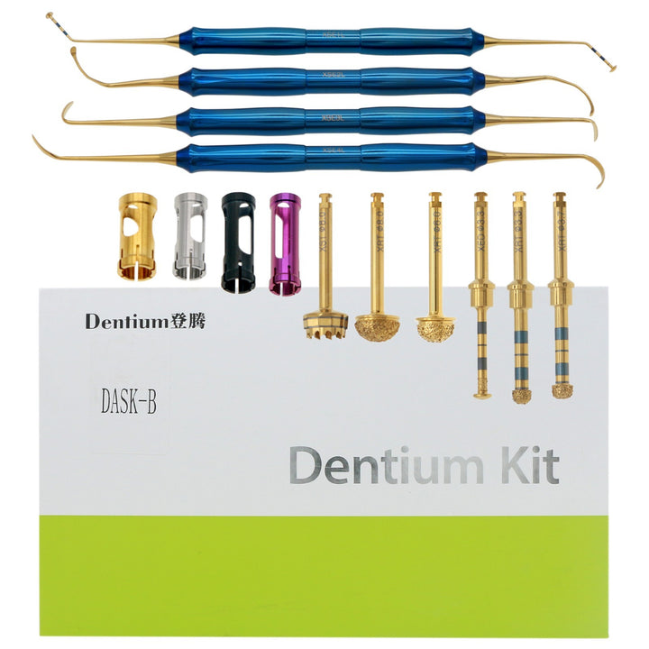 DASK Dental Sinus Implant Elevation Drill Stopper &amp; Hand Instrument Kit