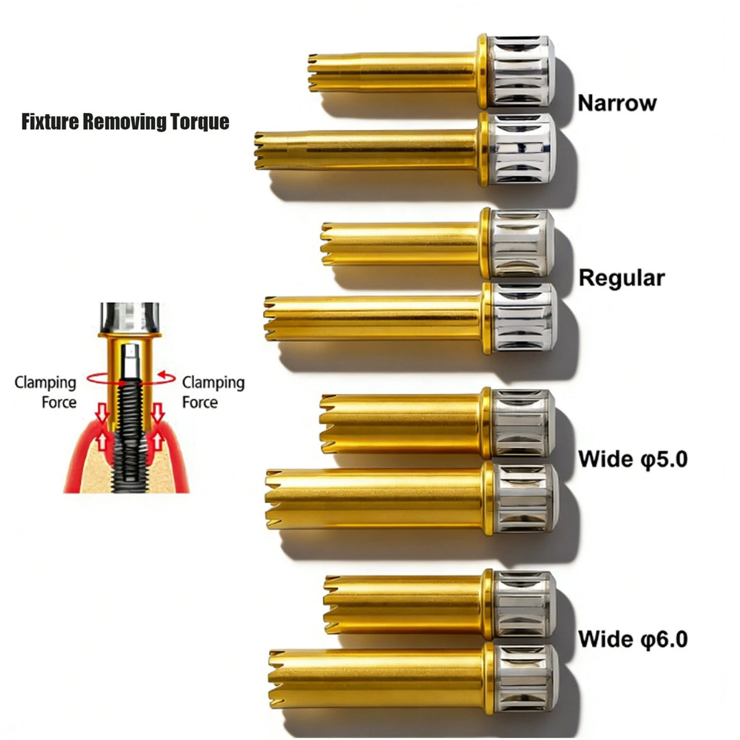 Universal Implant Fixture Removal Kit FR Screw Remover Tool Neobiotech Style