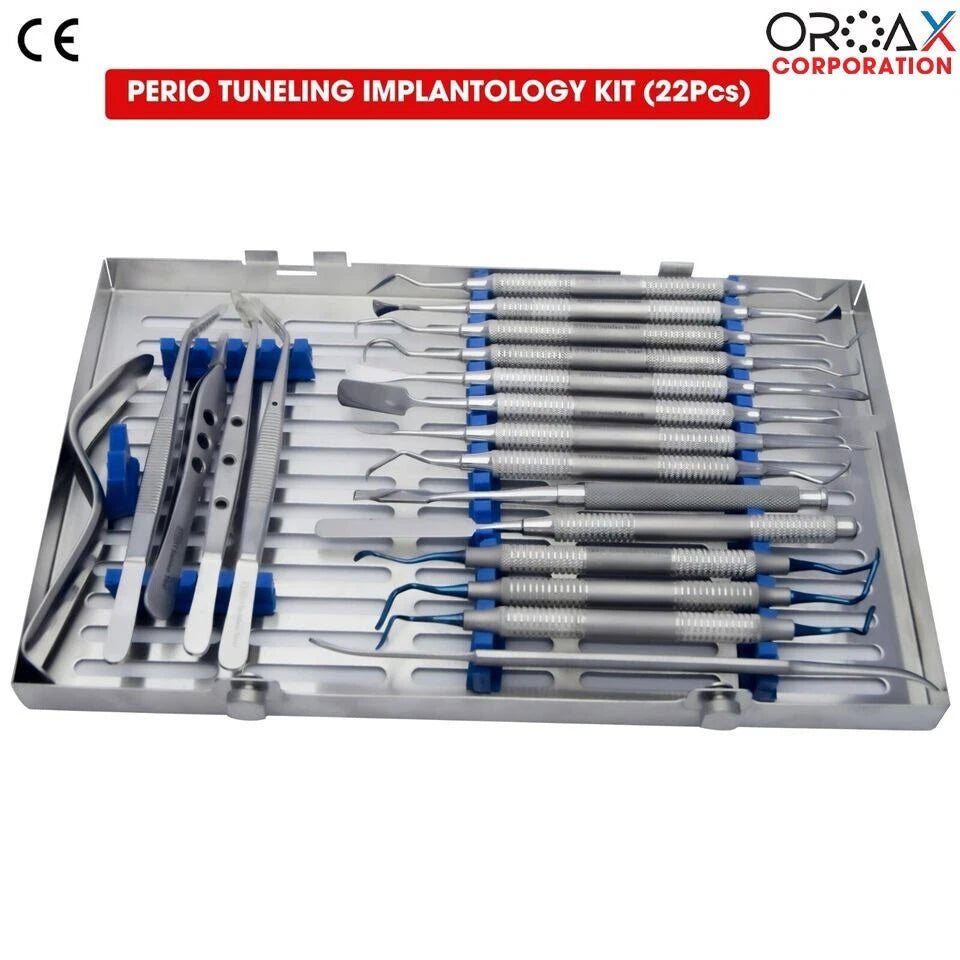 Dental Tunneling Kit Implant Surgery Periodontal Tunneling Procedure Instruments