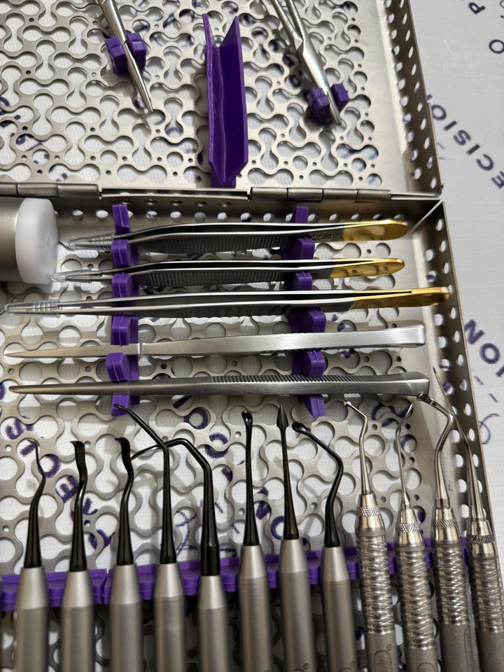 Buser Implant Surgery Kit with Sterilization Cassette – 25 Instruments