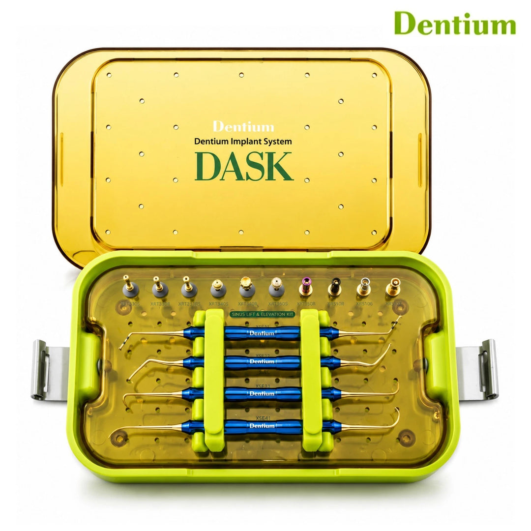 DASK Dental Sinus Lift Kit Lateral Crestal Drills Stoppers Elevation Instruments