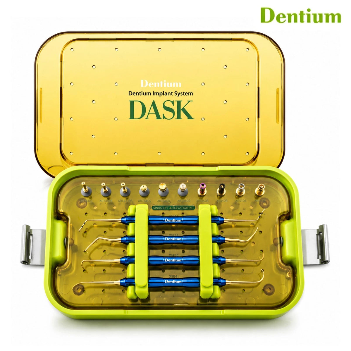 DASK Dental Sinus Lift Kit Lateral Crestal Drills Stoppers Elevation Instruments