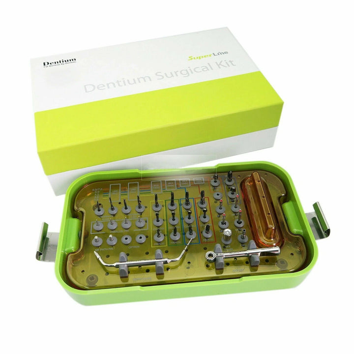Dental Dentium Implant Surgical Drill Kit UXIF Implantium Surgery Instrument