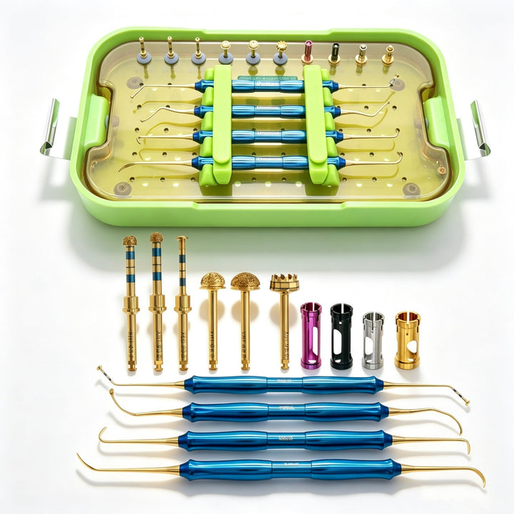 DASK Dental Sinus Implant Elevation Drill Stopper &amp; Hand Instrument Kit