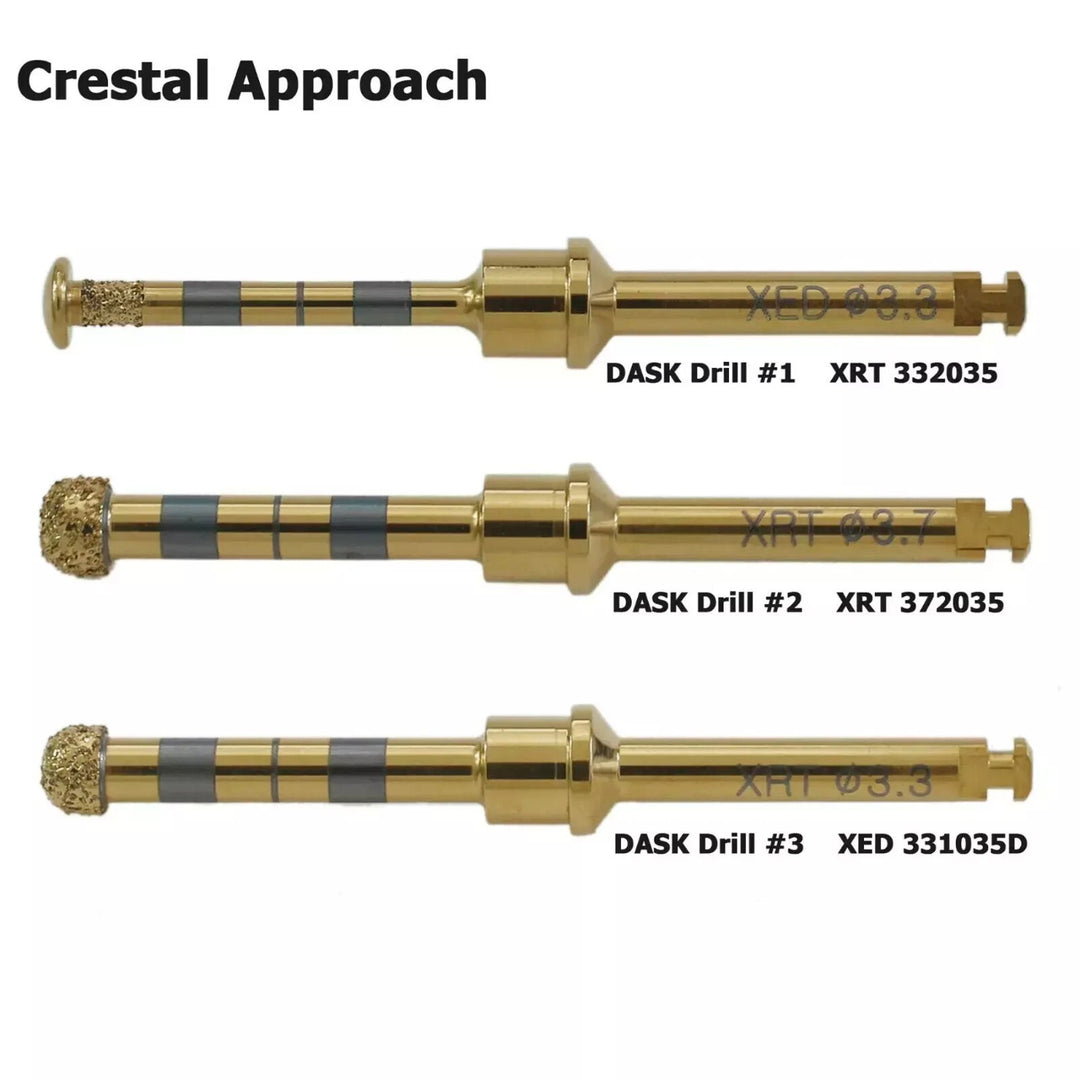 DASK Dental Sinus Implant Elevation Drill Stopper &amp; Hand Instrument Kit