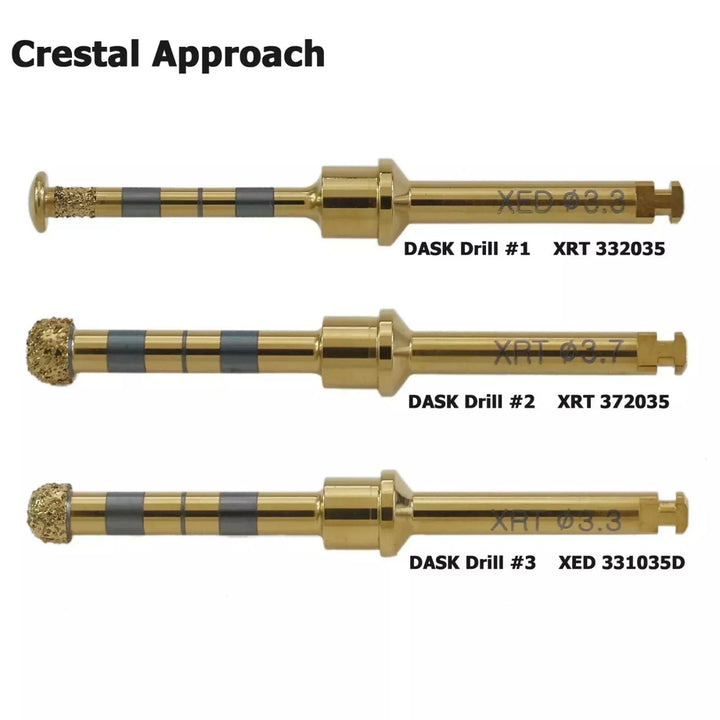 DASK Dental Sinus Implant Elevation Drill Stopper &amp; Hand Instrument Kit