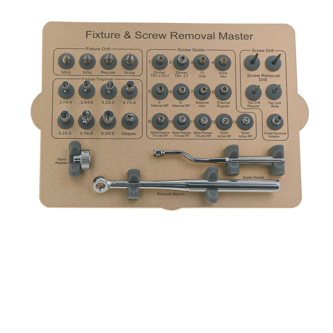 Salvin Implant Rescue Kit MCT FSRK-02 Fixture &amp;amp; Broken Screw Removal Universal