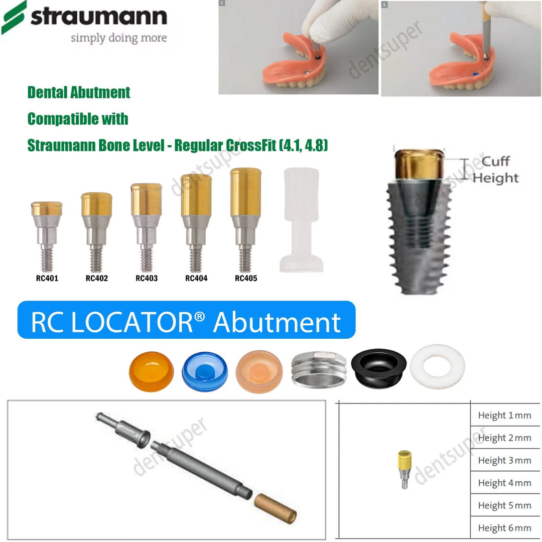 Dental Locator Abutment Tapered For Hiossen/Nobel/<wbr/>Adin/Mis/ITI/Z<wbr/>immer Screw-Vent