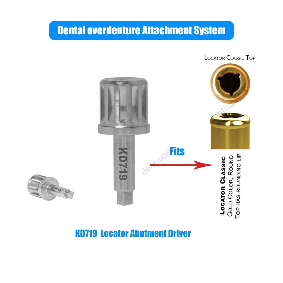 Dental Locator Abutment Tapered For Hiossen/Nobel/<wbr/>Adin/Mis/ITI/Z<wbr/>immer Screw-Vent