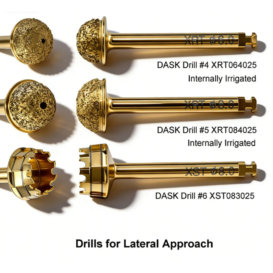 DASK Dental Sinus Lift Kit Lateral Crestal Drills Stoppers Elevation Instruments