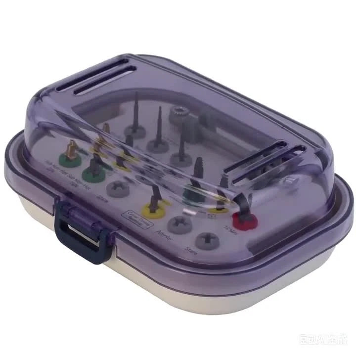 Dental Implant Fixture &amp; Fractured Screw Removal Kit Drill Bar Remover Extractor