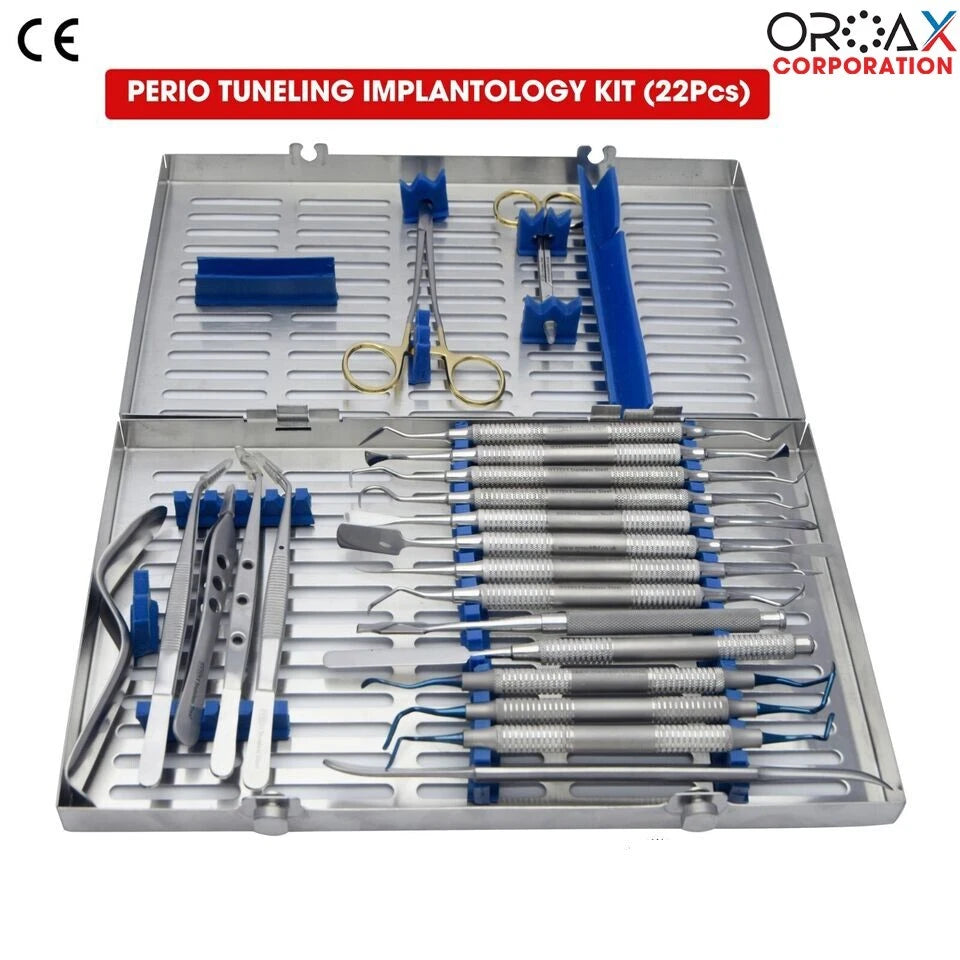 Dental Tunneling Kit Implant Surgery Periodontal Tunneling Procedure Instruments