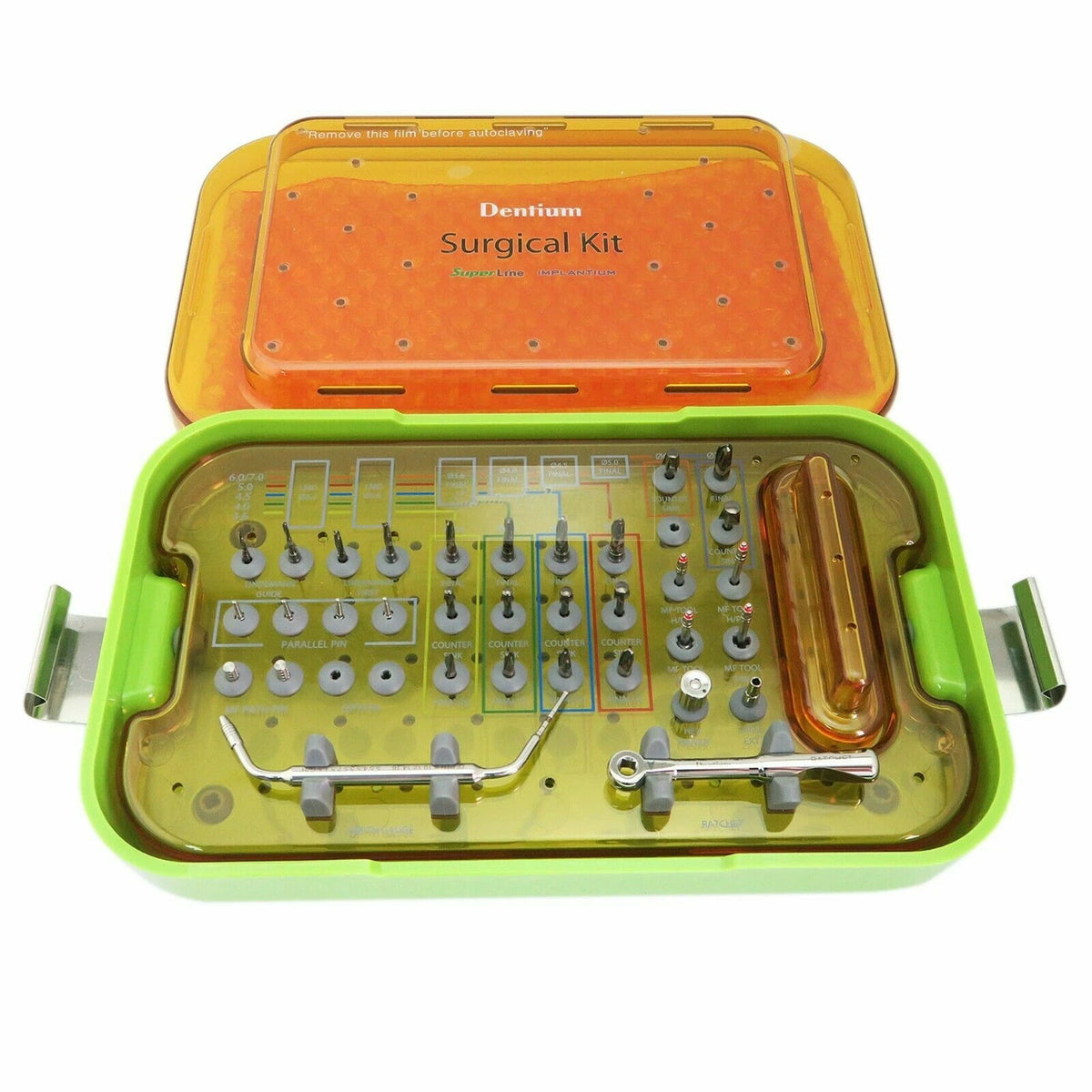 Dental Dentium Implant Surgical Drill Kit UXIF Implantium Surgery Instrument