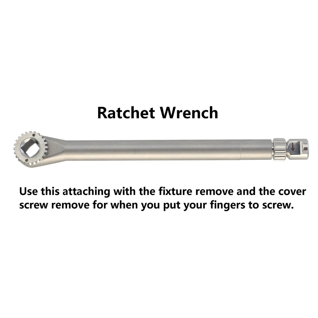 Dental Implant Fixture &amp;amp; Fractured Screw Removal Kit Drill Bar Remover Extractor