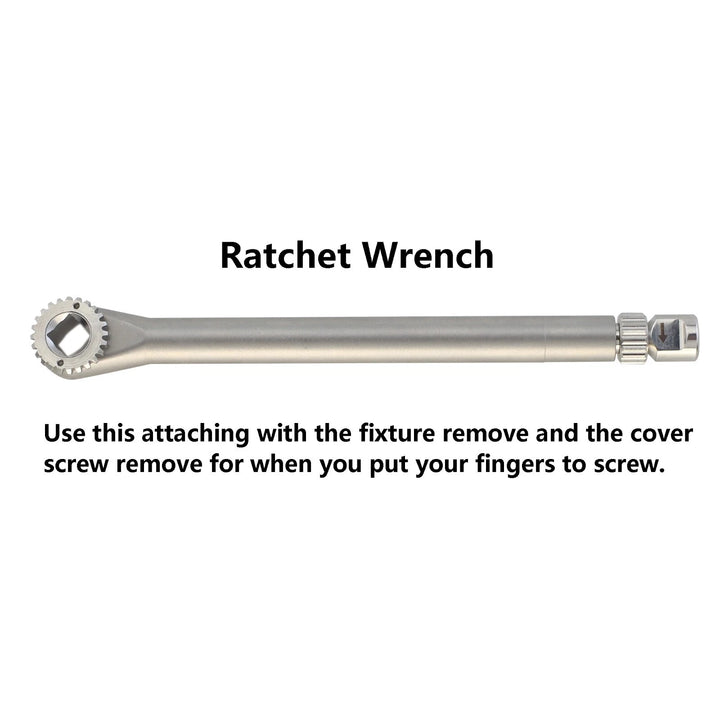 Dental Implant Fixture &amp;amp; Fractured Screw Removal Kit Drill Bar Remover Extractor